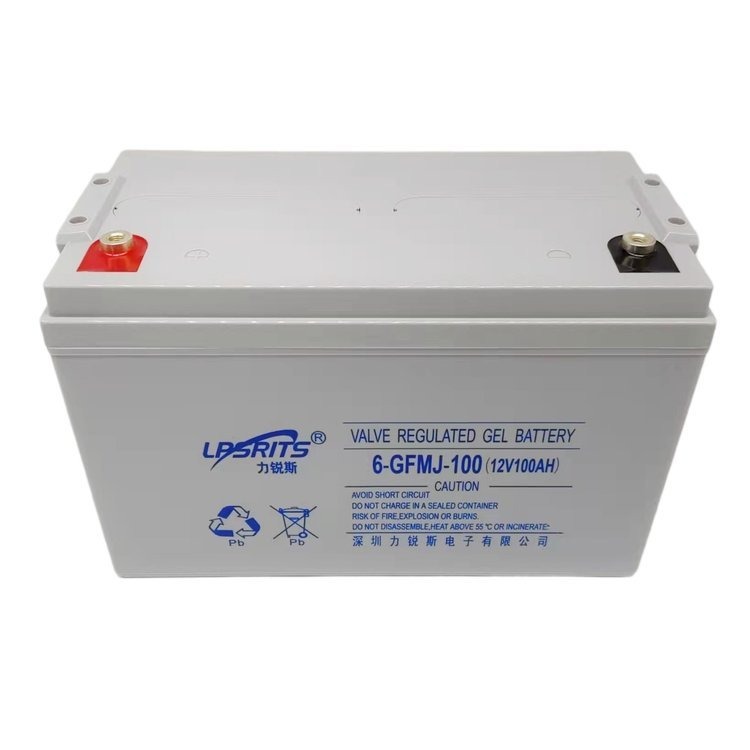 力锐斯蓄电池6-GFMJ-100 12V100AH直流屏 高低压配电柜 UPS/EPS电源图片