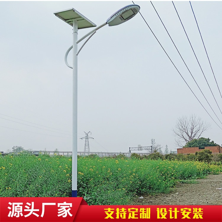 新款太阳能路灯 户外LED100W小区道路工程大功率6米路灯杆尚博灯饰工厂图片