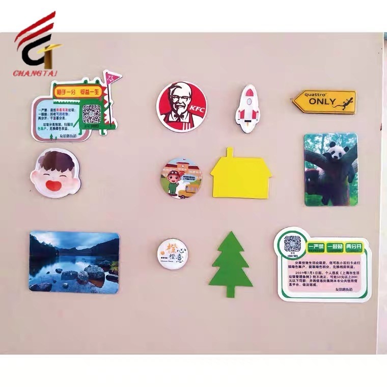 定制金属冰箱贴 个性冰箱贴定做 创意卡通磁铁马口铁冰箱贴 昌泰制作图片