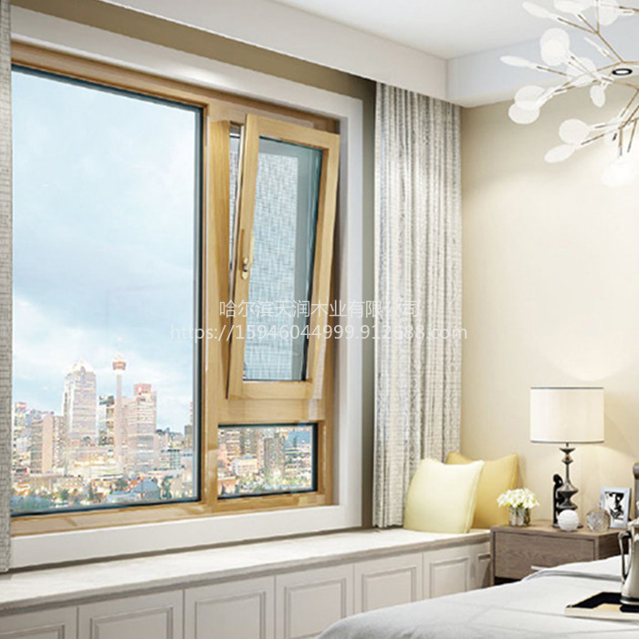 天润铝包木窗静音窗持久耐用节能质量保障