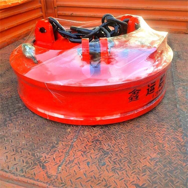 高温熔炉电磁铁 行车电磁吸盘 鑫运 MW5钢块高频强磁吸铁盘