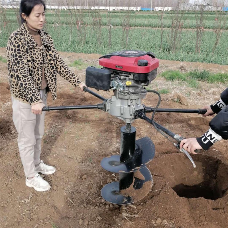 佳鑫农场围栏埋桩挖坑机 便携式种树打坑机 小型植树转坑机型号