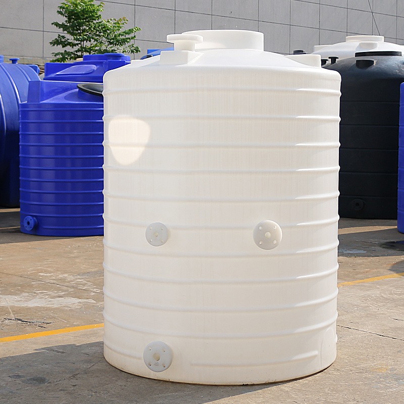 4立方电解液储罐浙东容器4吨塑料储水箱 搅拌装置配套 无焊缝不渗漏