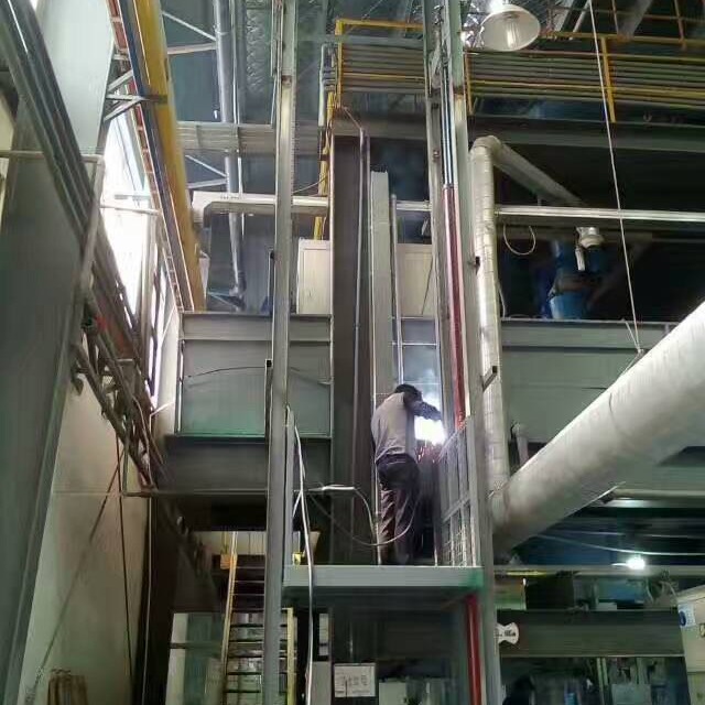 启运定制护栏简易货梯 载货起重机 升降货梯 货运平台牡丹江市厂家