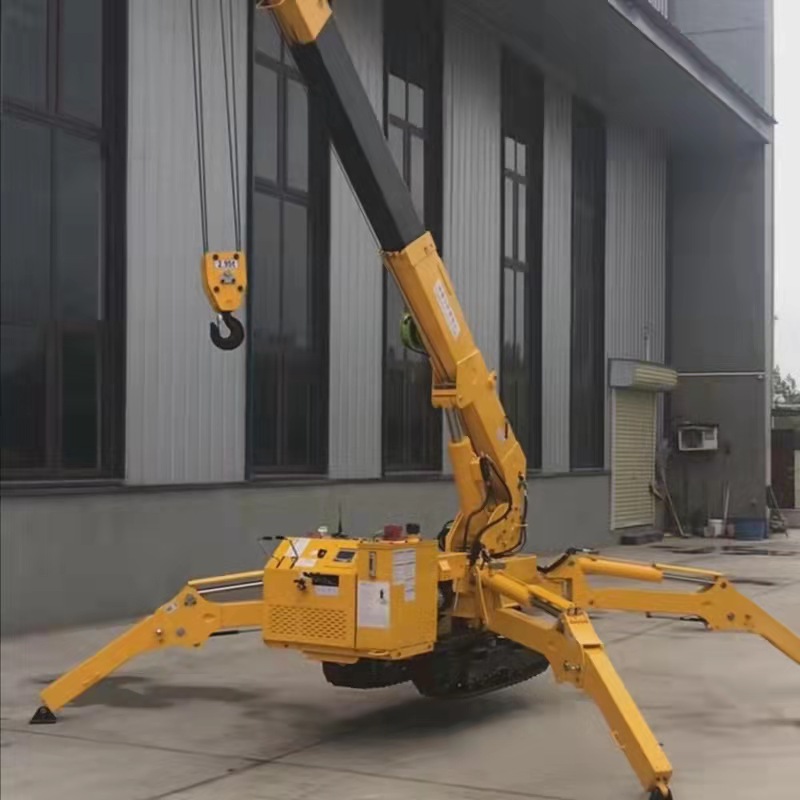 移动小型吊机可定制移动小型3吨5吨蜘蛛吊星志重工厂家直销.