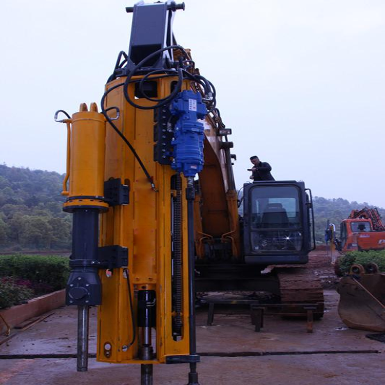桂林挖掘机钻裂一体机 挖改钻裂一体机 派信开采方案