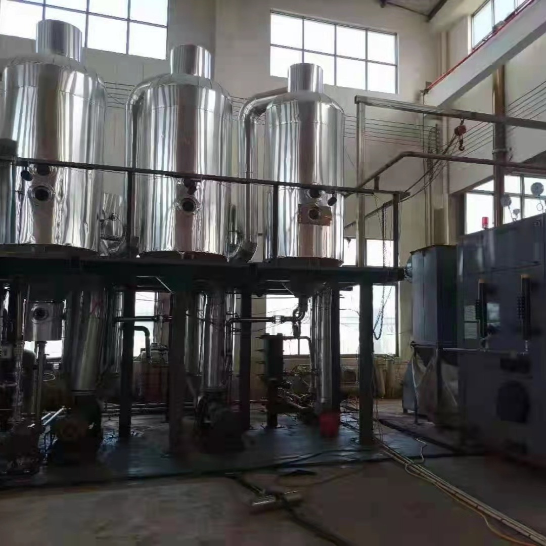 三效4吨强制循环蒸发器一套，316L材质 MVR蒸发器  浆膜蒸发器 各种型号二手蒸发器