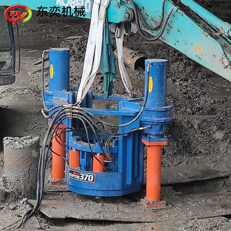 PC630拔管机拉森桩与钢管组合桩起拔设备 深护筒液压拔管机PC工法桩液压拔管机