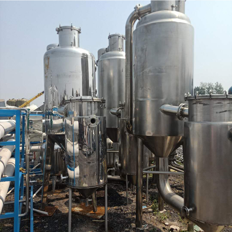 凯丰化工蒸发器二手不锈钢蒸发器工业结晶降膜蒸发设备运转稳定