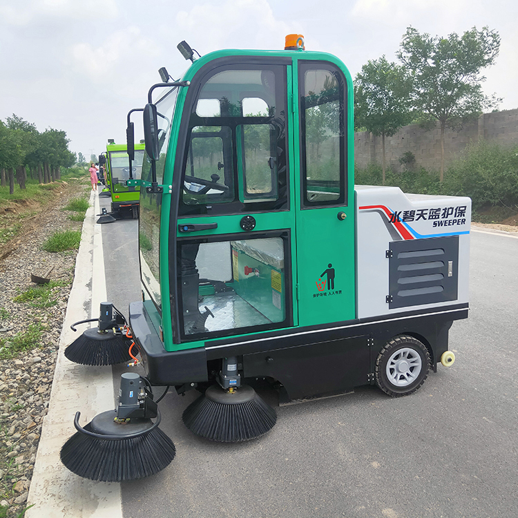 干湿两用道路清洁扫地车 扫树叶驾驶扫地机 祥运 新能源电动小型扫路车 可定制调试