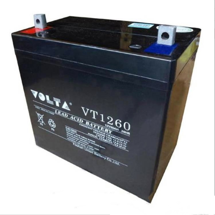 沃塔VOLTA蓄电池VT1260 沃塔厂家直销12V60AH直流屏应急电源