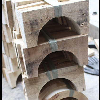 保冷管托 空调木托 子骞防腐垫木 橡塑管托 保温木托