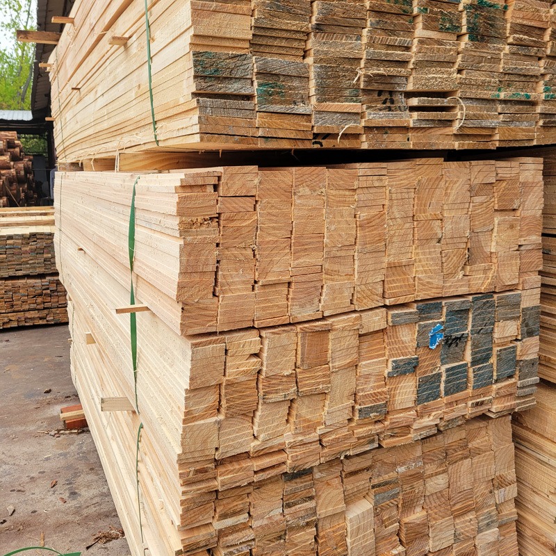 上海邦皓木材厂供应新西兰松原木加工定制快递木架木条货车垫木工程建筑木方大量批发图片