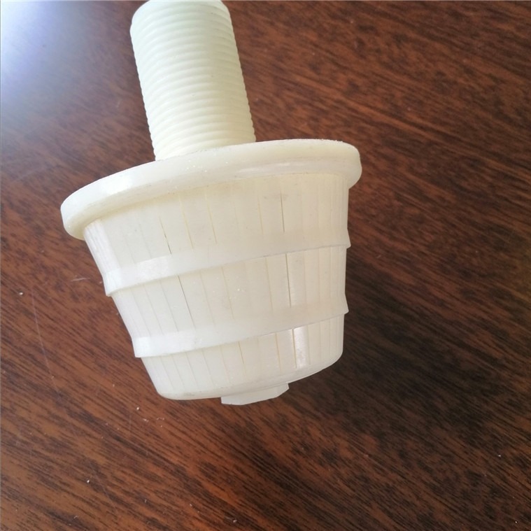 反冲洗滤帽 ABS工程塑料（长、短柄）磨菇型 梅花型 塔型和圆柱型不积泥  效果好图片