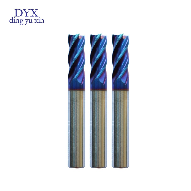 超硬度进口DYX高硬度钨钢平底立铣刀65度4刃钨钢铣刀 可非标定做 规格齐全