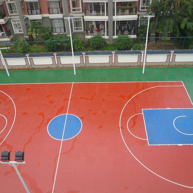 硅PU 硅pu球场地面施工 塑胶网球场铺装 选择君泰