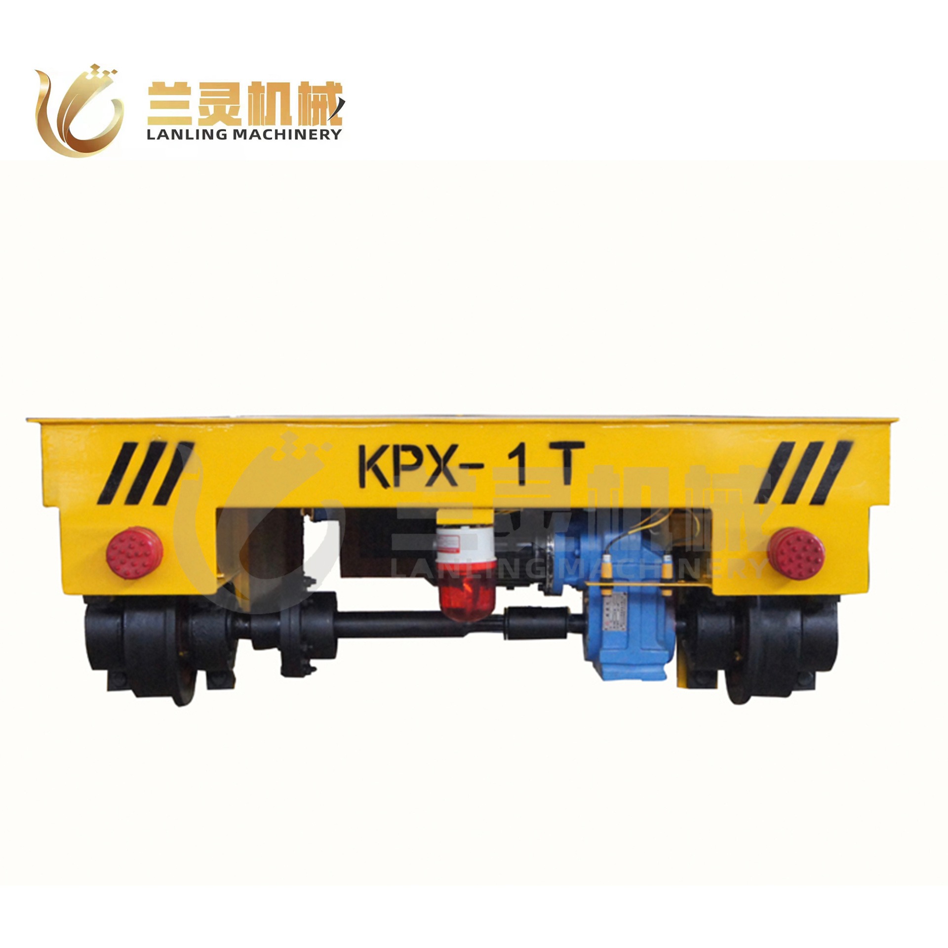 KPX蓄电池工业转运有轨转向电动平车 重型电动无轨平车 远程遥控