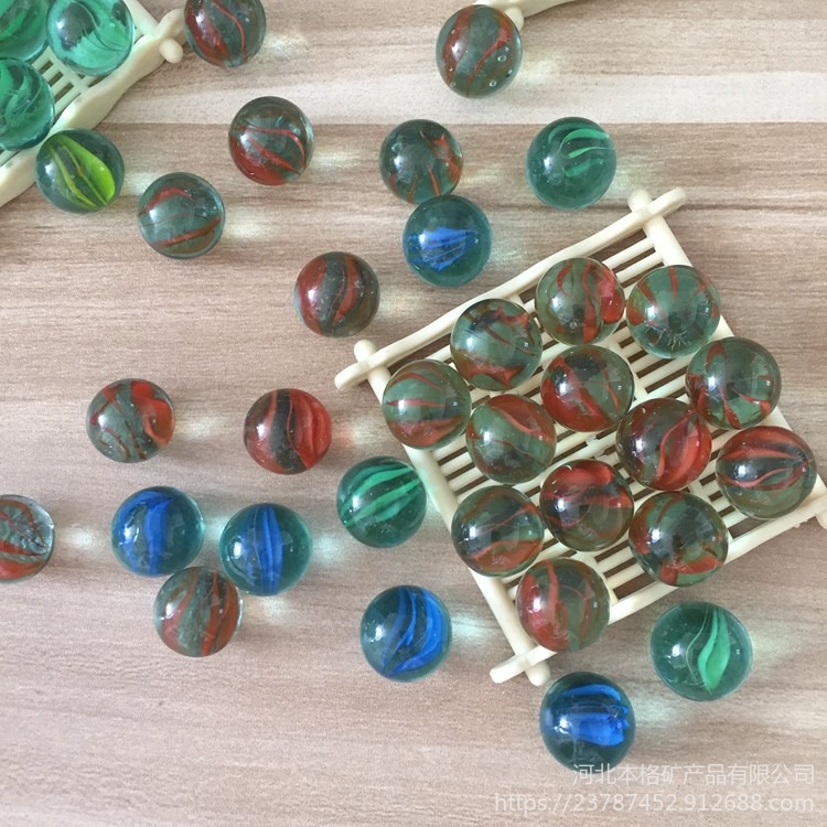 儿童游戏机用玻璃弹珠 多种颜色 家具装饰 工艺品点缀材料