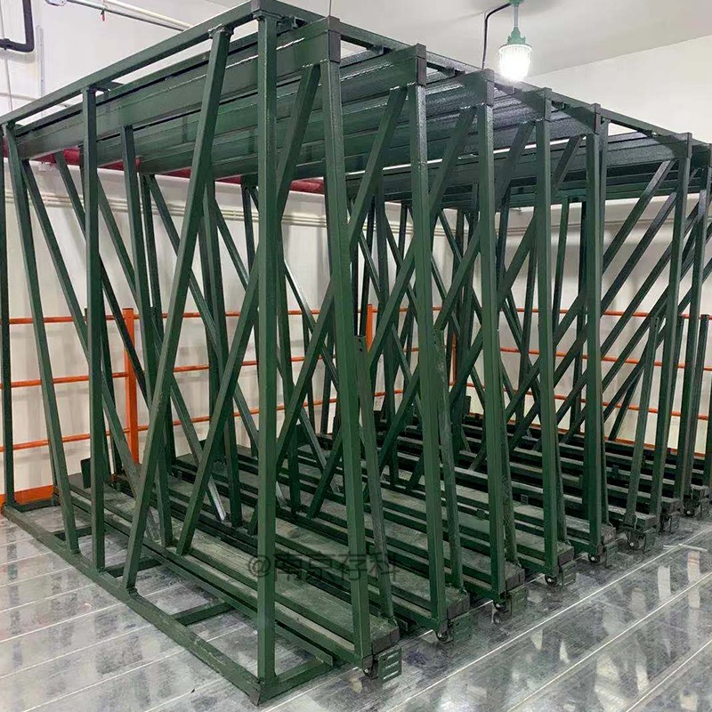 钣金车间板材放置架结构 板材货架承重范围 3米不锈钢板分层存放架