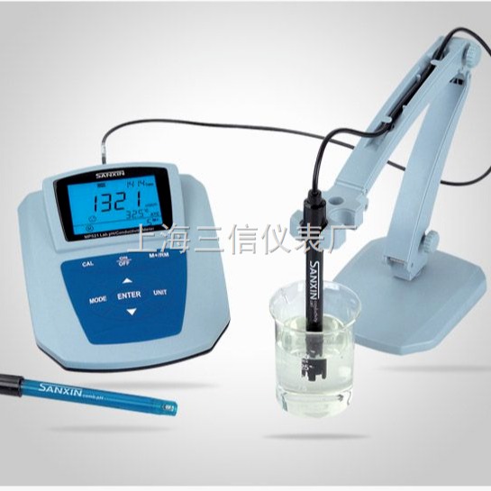 上海三信台式PH和电导测量仪MP521