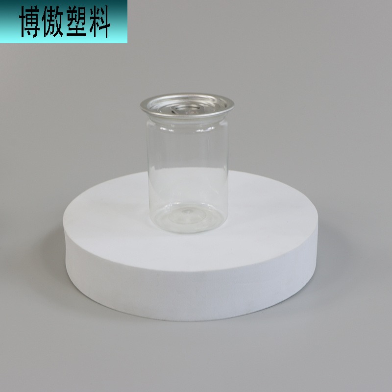 博傲 现货批发瓶子广口圆形塑料罐食品级透明花茶罐PET广口瓶
