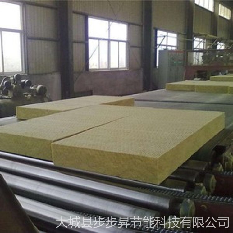 岩棉保温板规格1200600憎水岩棉板 步步昇定做铝箔岩棉毡