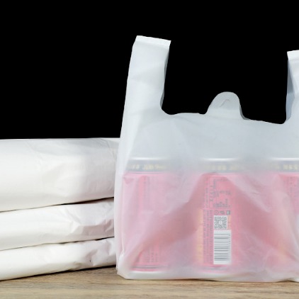 福升塑料包装 PLA+PBAT 淀粉可降解 马夹袋  环保袋图片