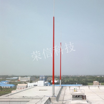 邦信18米玻璃钢避雷针 机场气象站微波型玻璃钢避雷针透波型玻璃钢避雷针