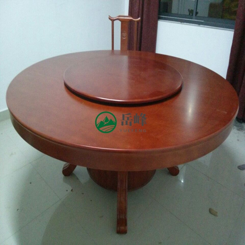 岚慧餐桌上的转盘叫	电动餐桌转盘结构	沈阳电动餐桌实木家具40110图片