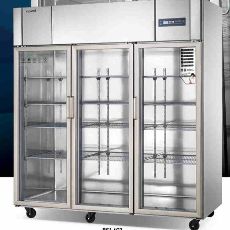 美厨商用冰箱 BS1.6G6六门直冷陈列柜 工程款保鲜展示柜
