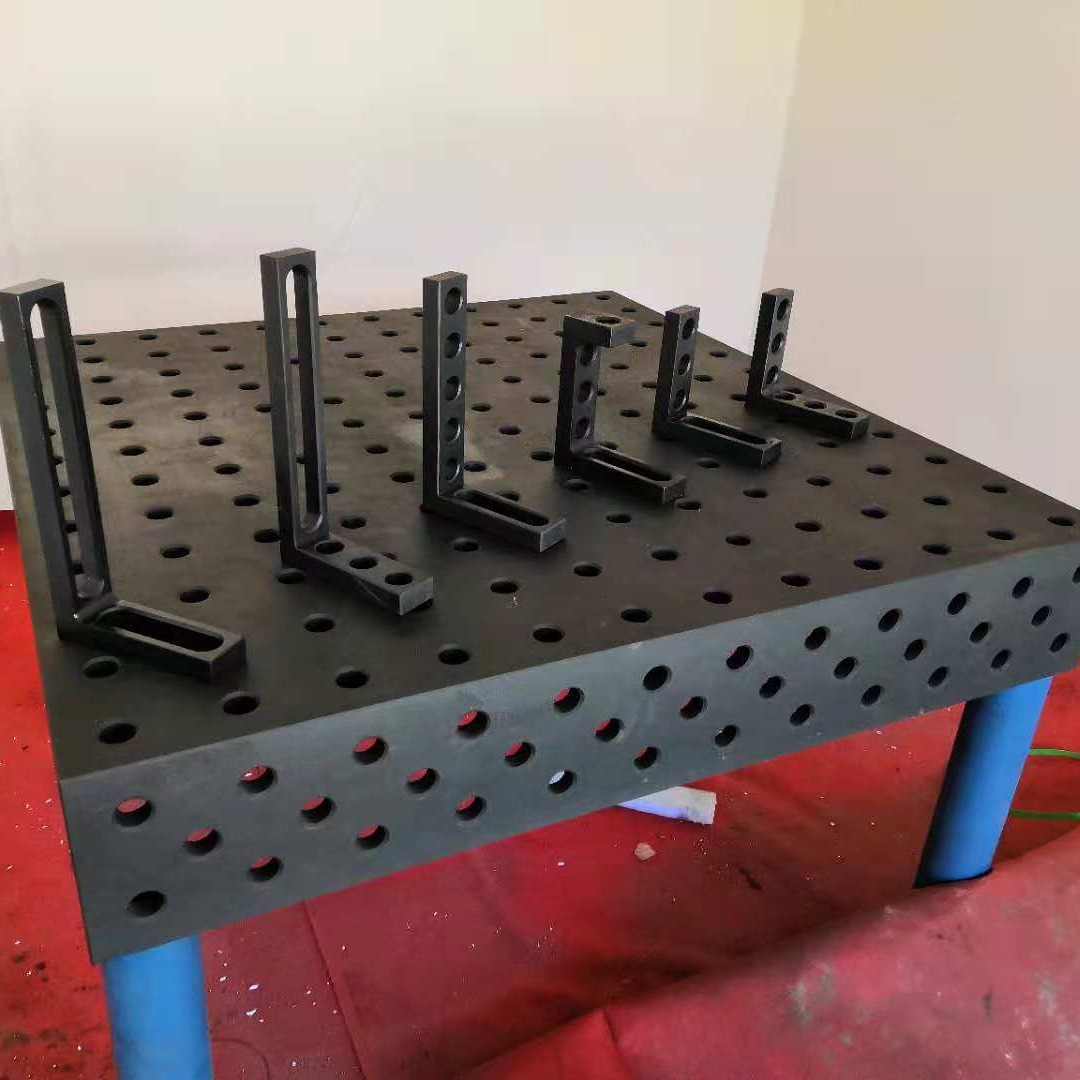 远鹏三维柔性焊接平台 机器人工作台 八角焊接台 可定制可渗氮