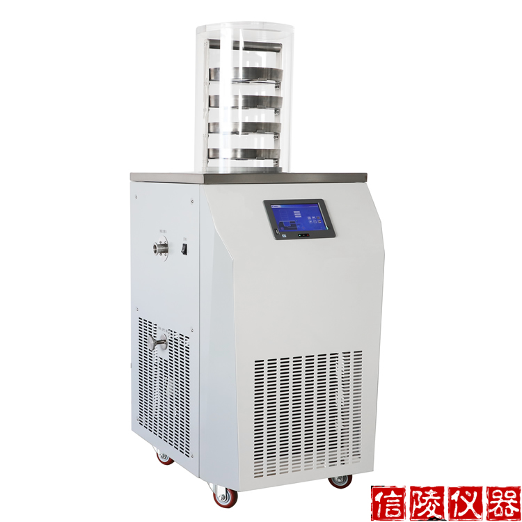 电除霜冷冻干燥机 LGJ-18A普通型冷冻干燥机 蛋白冻干粉小型冻干机示例图1