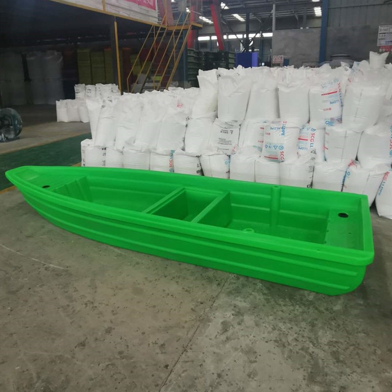 PE牛筋塑料渔船3米塑料船渔船钓鱼船捕鱼养殖船带活鱼舱塑胶小船图片