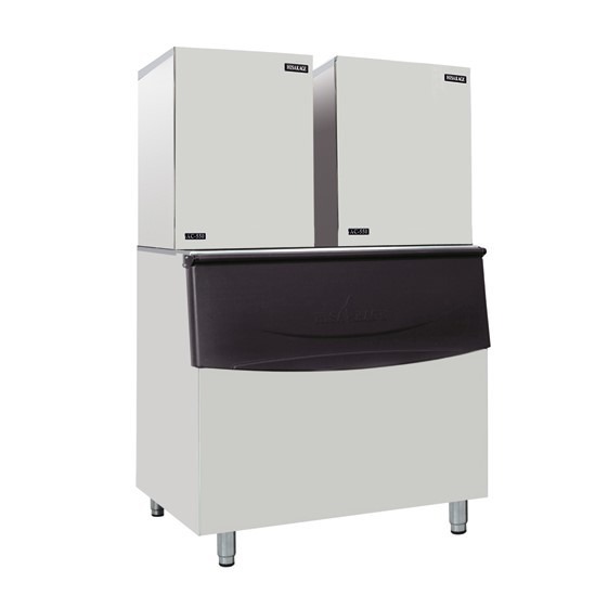 久景商用制冰机 JM-800双头分体式制冰机 奶茶店月形冰制冰机
