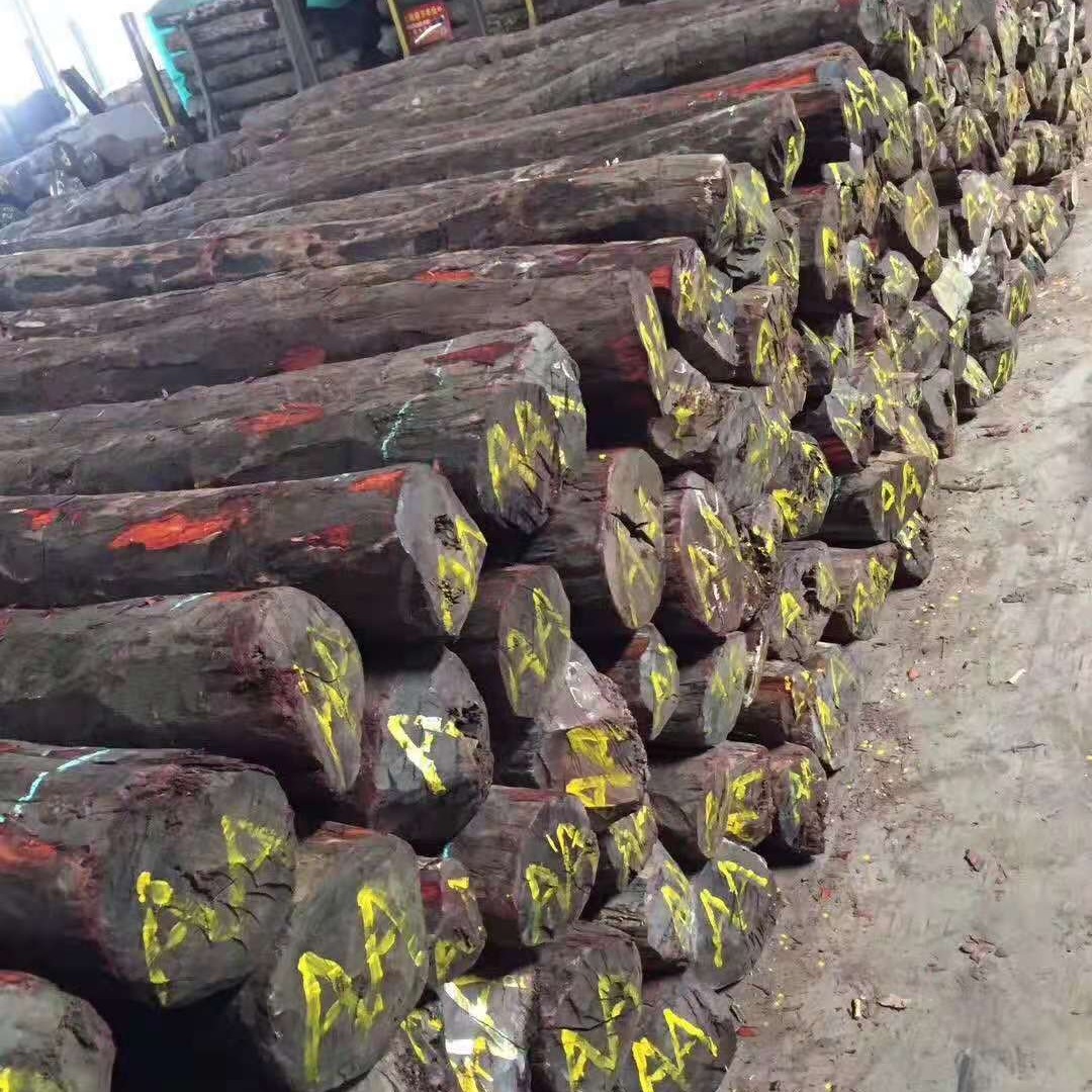 工厂直供赞比亚血檀北部料批发及加工服务 进口木材