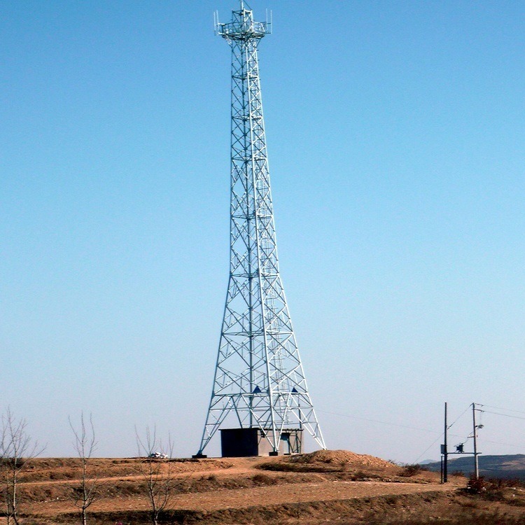 5G广播通讯塔 无线5G通讯塔 5G铁路通讯铁塔 泰翔定制  质保30年图片