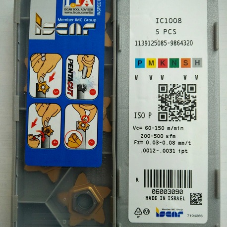 五角霸王槽刀片PENTA 24N200C020 IC908以色列伊斯卡刀具