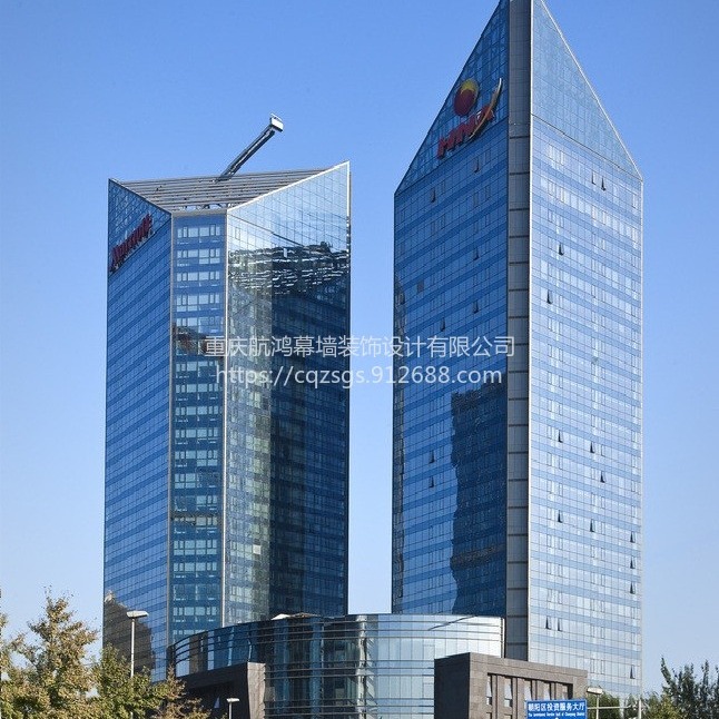 重庆巫山县玻璃幕墙施工图设计-巫山县外墙玻璃安装维修-重庆航鸿幕墙公司