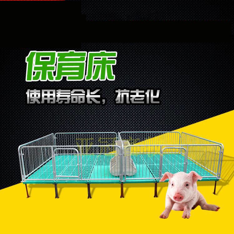亚冠yg-013,耐用结实，小猪适用的仔猪保育床，双体仔猪保育床，坚固耐用