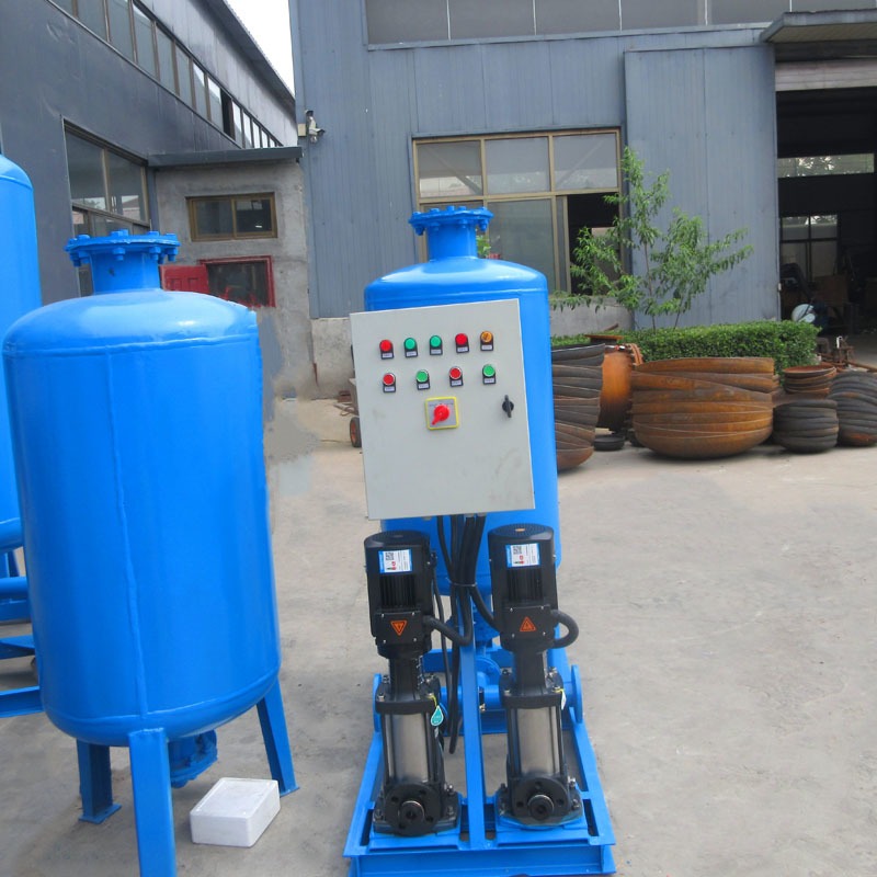 水泵机组稳压消防给水设备变频供水定压补水装置不锈钢隔膜气压罐图片