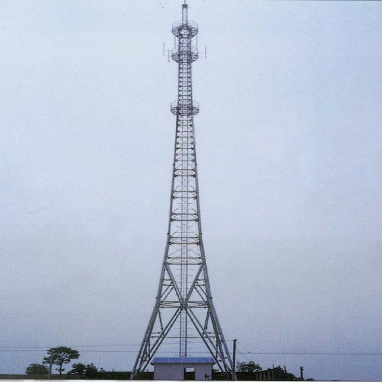 通信塔三柱圆钢通讯塔 监控塔 欢迎咨询发射通讯塔批发 泰翔生产5米-120米 实力工厂