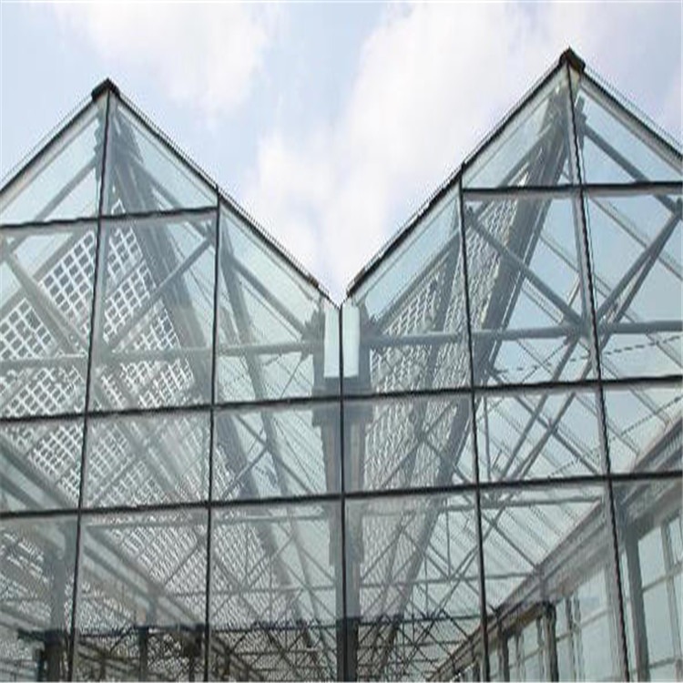 玻璃日光温室大棚建设方案 文络型智能温室大棚  旭航温室大棚配件图片