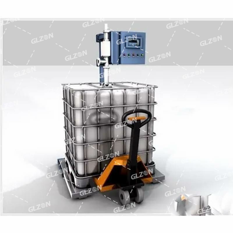 1000L-IBC吨桶胶粘剂分装线,多规格分装线称重解决方案