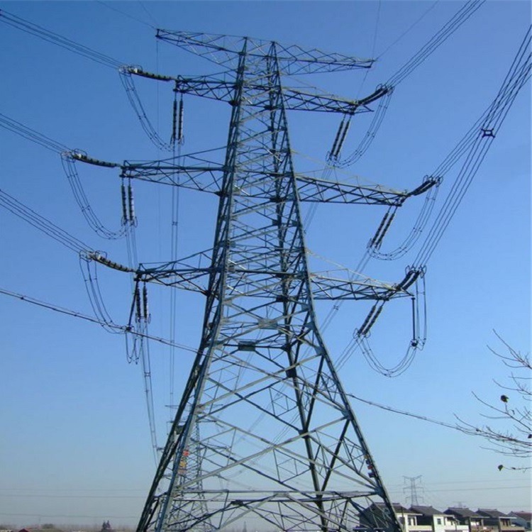 泰翔设计制造10-180米输电线路铁塔   风电场35千伏电力铁塔厂家   角钢国标220千伏电力铁塔质保50年