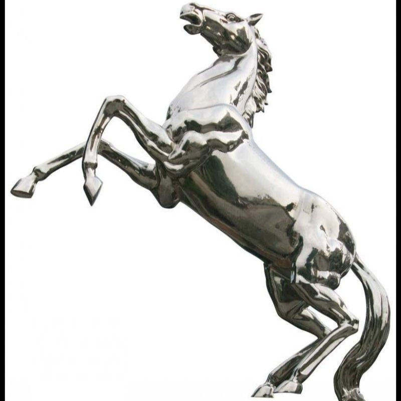 马 不锈钢雕塑 动物不锈钢雕塑 仿铜雕塑
