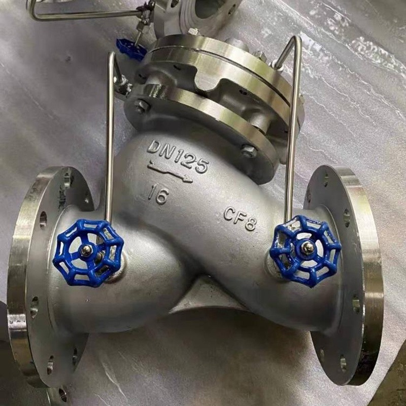 JD745X多功能水泵控制阀 不锈钢多功能水泵控制阀 遥控浮球阀 不锈钢水利控制阀
