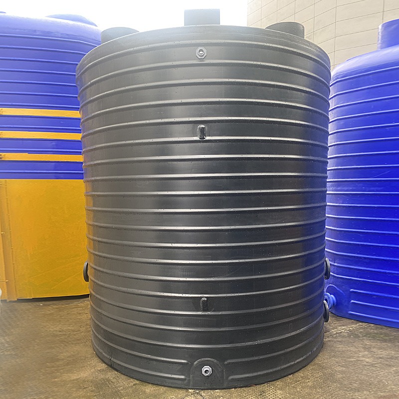 10吨速凝剂储存桶pe材质 10方塑料储水罐水塔 立式平底化工污水桶