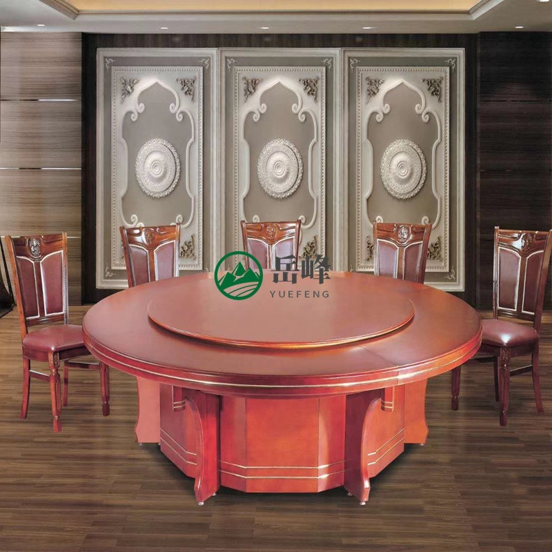 实木餐桌个品牌岚慧	电磁炉电动餐桌 西安	实木餐桌圆桌2455图片