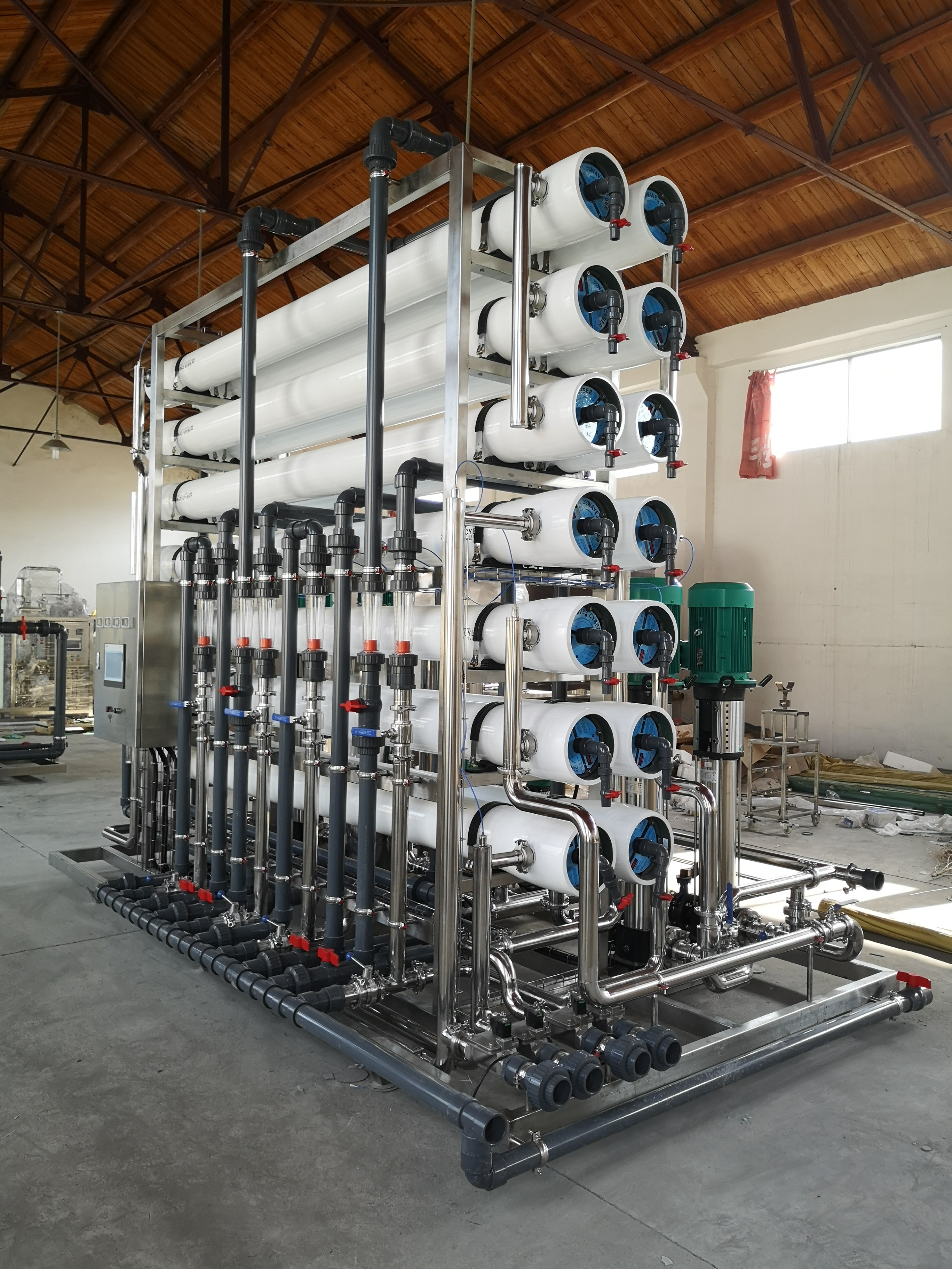 南京厂家直销纯水设备一级反渗透设备厂家双级反渗透水处理装置
