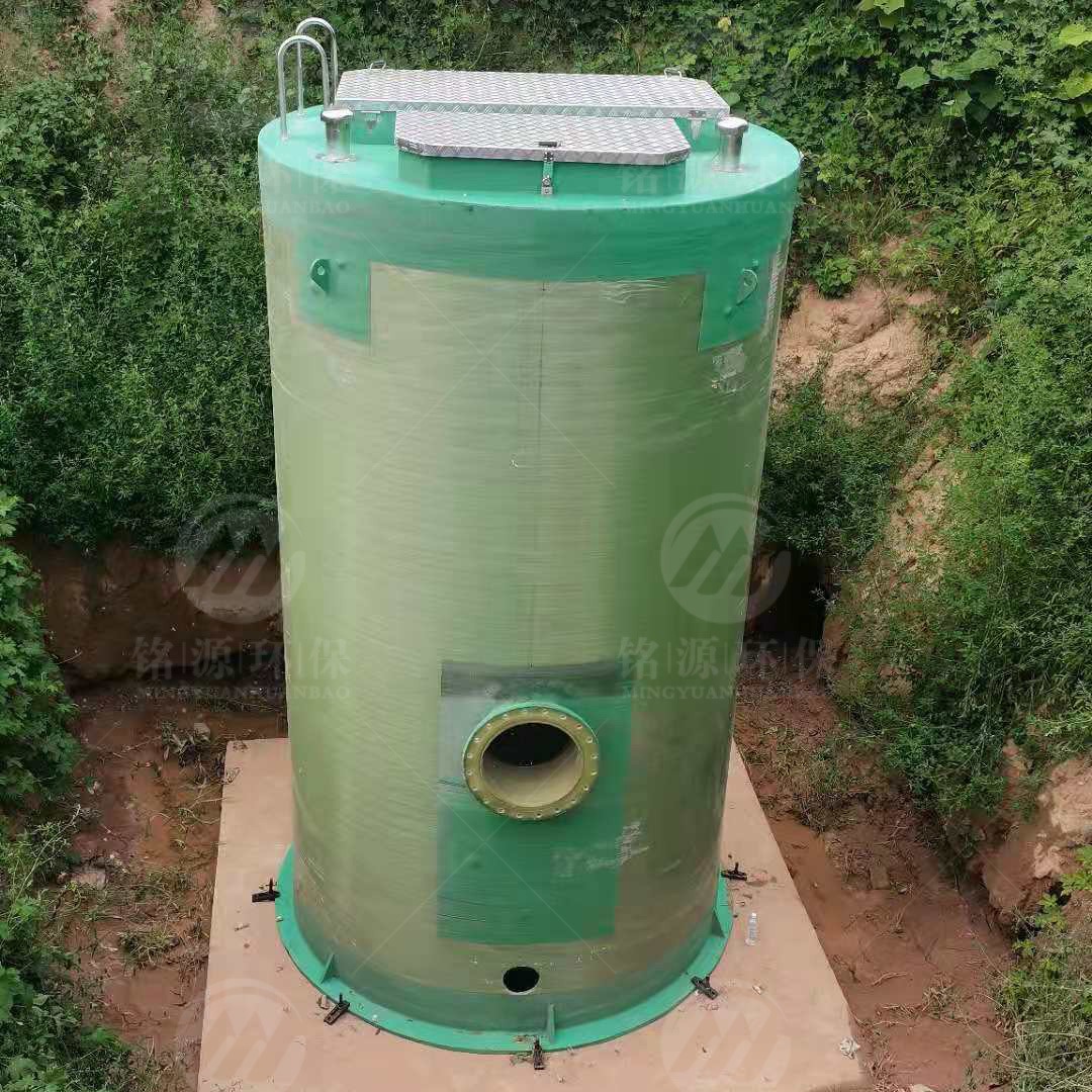 周口污水管网一体化泵站厂家  铭源环保  直径1.2-4.2米，可加工定做